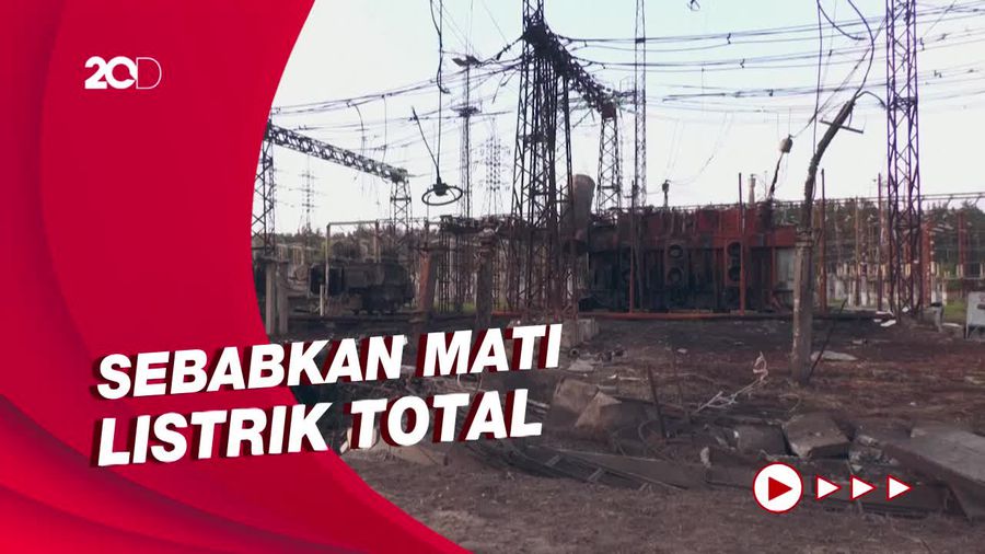 Melihat Kerusakan Gardu Listrik di Kharkiv Ukraina Akibat Rudal Rusia