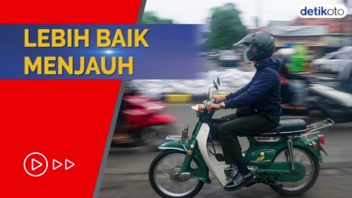 Jangan Sembrono! Ini Bahaya Naik Motor Dekat-dekat Bus dan Truk