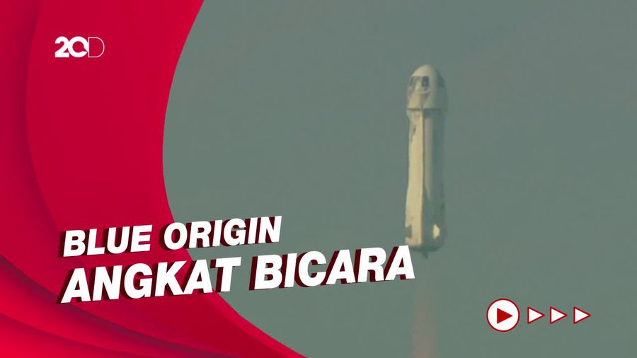 Detik-detik Roket New Shepard Jeff Bezos Jatuh Setelah Lepas Landas