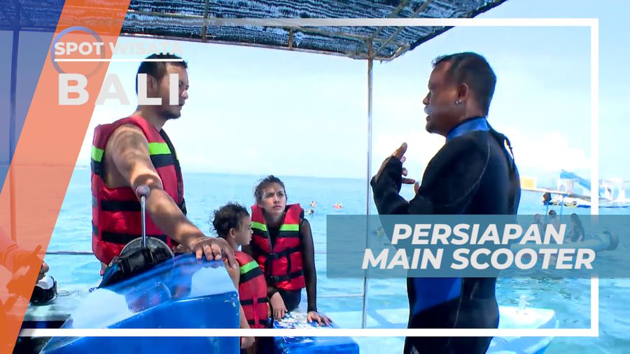 Mencoba Wahana Wisata Baru Underwater Scooter, Bali