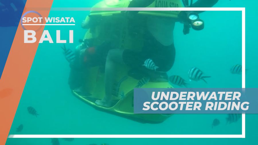 Menikmati Pemandangan Bawah Laut dengan Underwater Scooter Riding, Bali