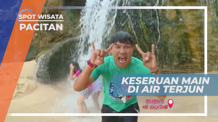Menikmati Kebersamaan di Pantai Banyu Tibo, Pacitan