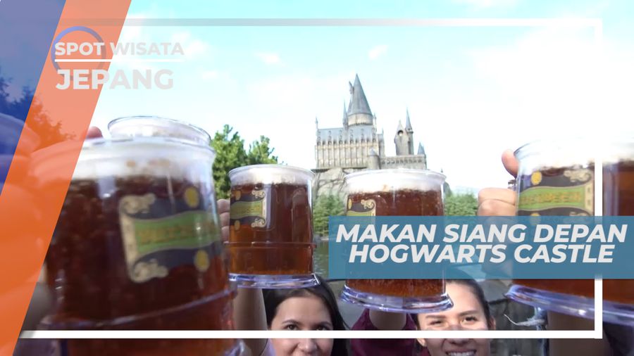 Menikmati Lezatnya Makan Siang yang Istimewa di Depan Hogwarts Castle, Jepang
