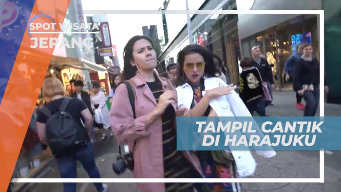Tampil Cantik Adu Gaya di Harajuku Street Pusat Kota Tokyo, Jepang