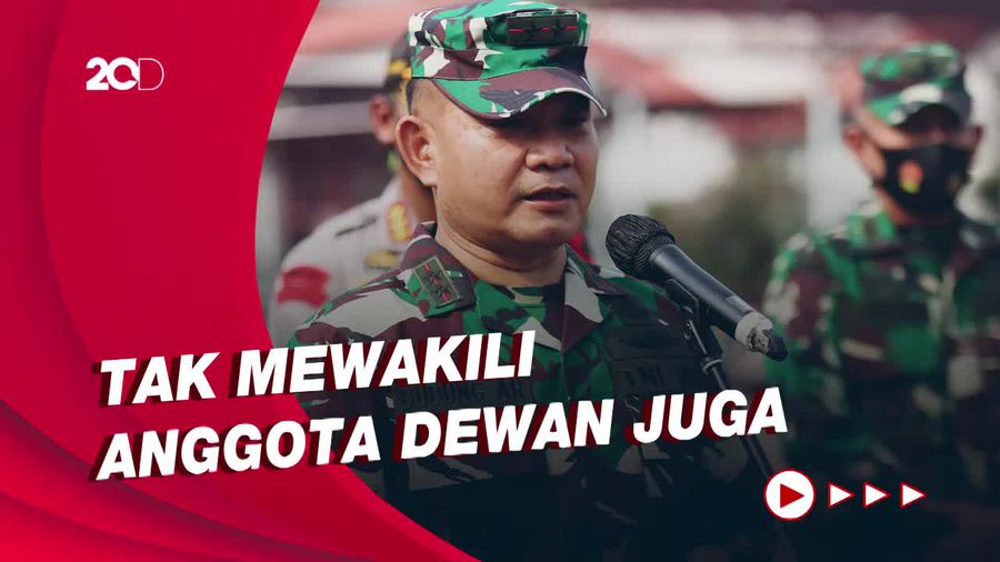 Jenderal Dudung Yakin Ucapan Effendi Simbolon Tak Wakili PDIP