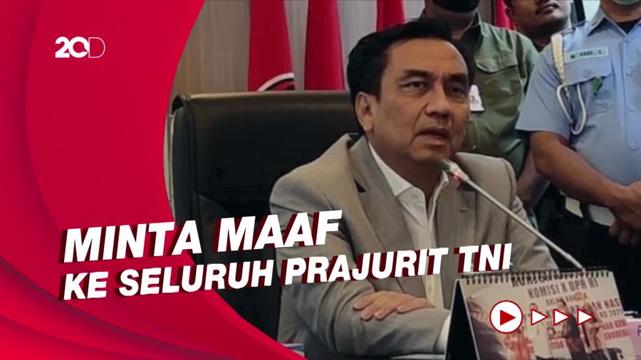 Permintaan Maaf Effendi Simbolon Buntut Ucapan TNI Seperti Gerombolan