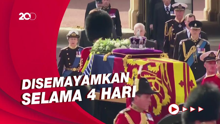 Suasana Prosesi Persemayaman Ratu Elizabeth II