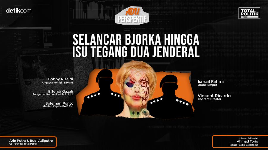 Selancar Bjorka hingga Isu Tegang Dua Jenderal