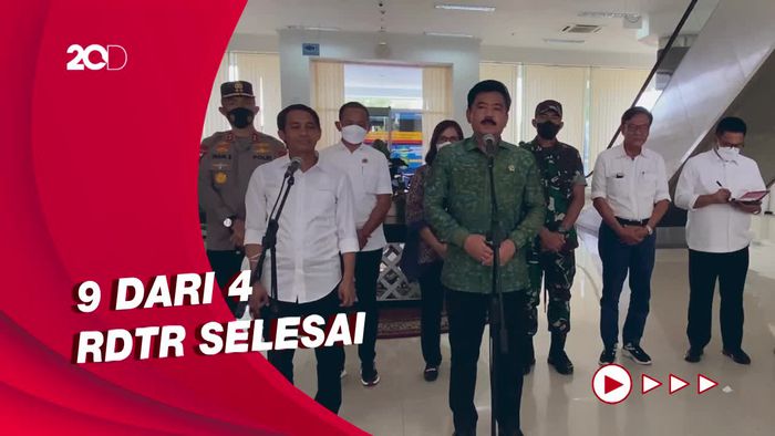 Datangi Titik Nol IKN, Menteri Hadi Cek Pembangunan Detail Tata Ruang