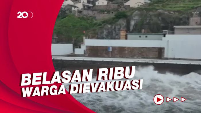 Hadapi Siklon Tropis Muifa, Warga Zhejiang Bersiap-siap