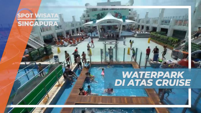 Mencoba Setiap Wahana Seru di Water Park Kapal Pesiar, Singapore
