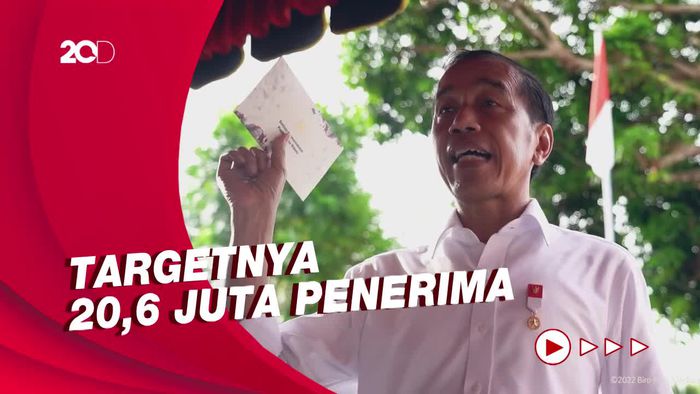 Jokowi Pamer Dalam Seminggu Hampir 6 Juta Warga Terima BLT BBM