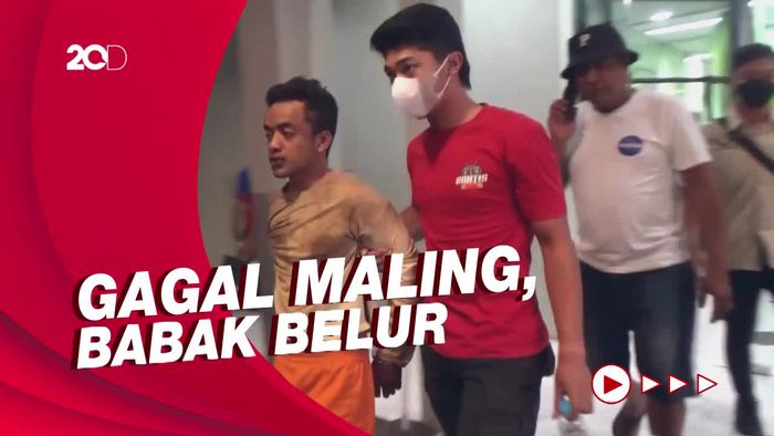 Mau Bawa Kabur Motor, Pencuri di Lumajang Jadi Bulan-bulanan Massa!