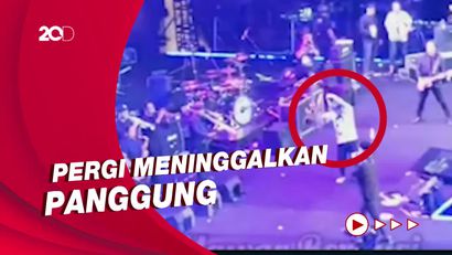Detik-detik Thomas Banting Bass saat Manggung Bareng Ahmad Dhani