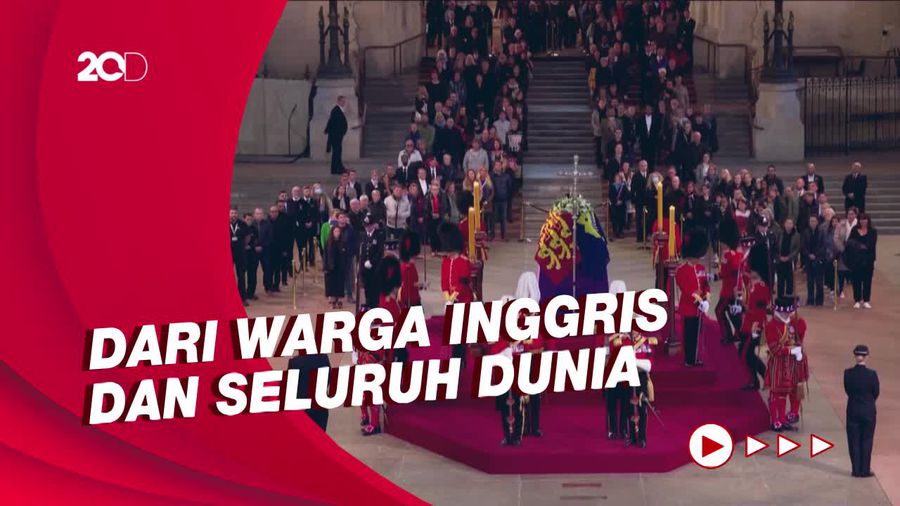 Warga Antre Sepanjang 8 Km untuk Penghormatan Terakhir Ratu Elizabeth II