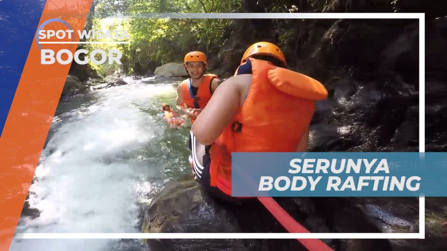 Menguji Adrenalin, Body Rafting di Derasnya Arus Sungai, Bogor