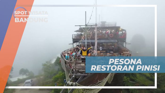 Restoran Unik Berbentuk Kapal Phinisi, Bandung