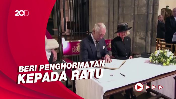 Raja Charles III dan Camilla Hadiri Kebaktian Doa di Katedral Llandaff