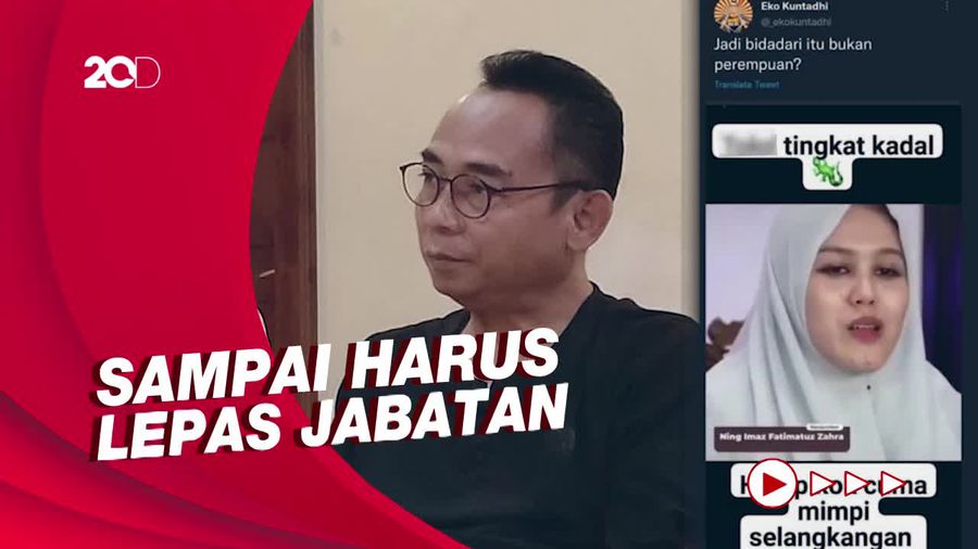 Kecele Eko Kuntadhi Setelah Hina Ustazah NU di Twitter