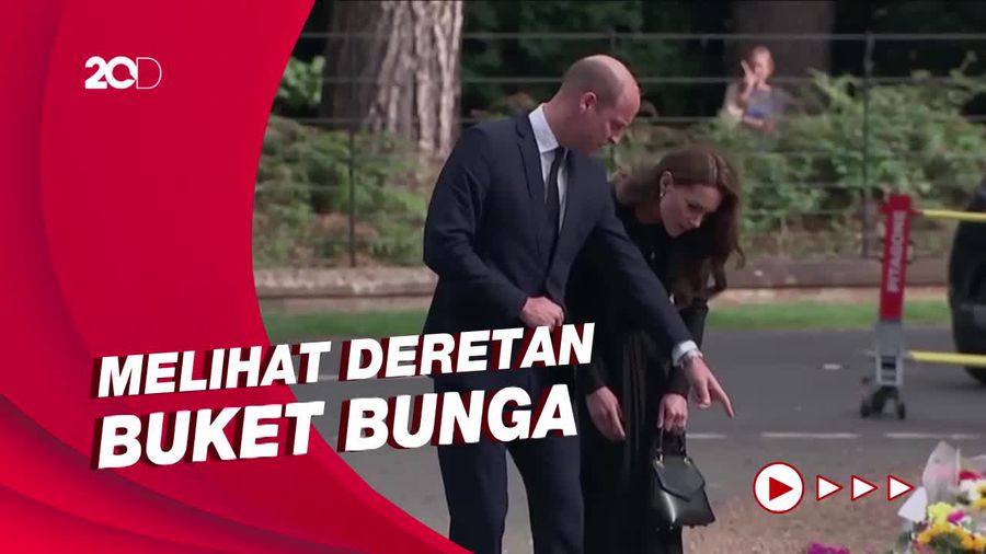 Momen Pangeran William-Kate Middleton Temui Warga di Sandringham