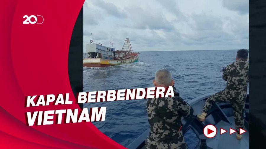 Dua Kapal Ikan Asing Diringkus di Perairan Natuna