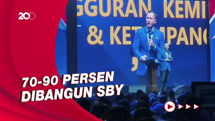 Sindiran AHY soal Infrastruktur di Era Jokowi