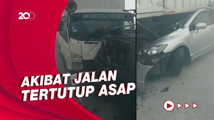 Kecelakaan Beruntun Belasan Mobil di Tol Brebes, Satu Orang Tewas