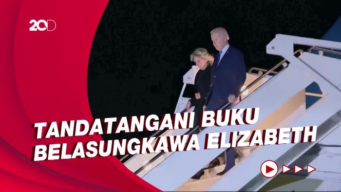 Joe Biden Tiba di Inggris Hadiri Pemakaman Ratu Elizabeth II