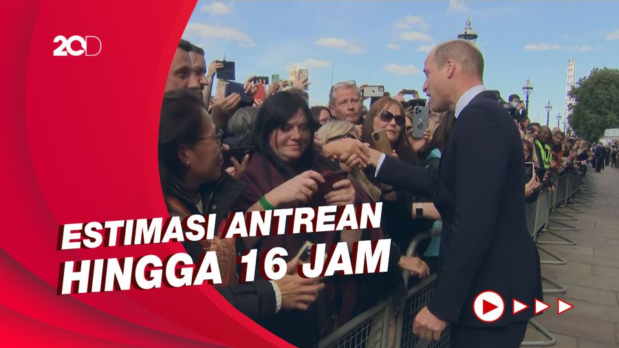 Antrean Membeludak Warga yang Ingin Melayat Ratu Elizabeth II