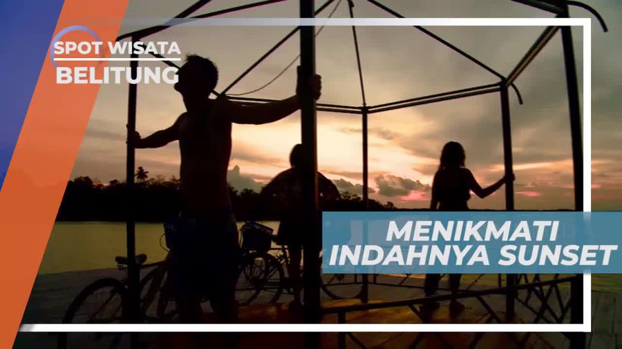 Menikmati Keindahan Matahari Terbenam dari Pulau Leebong Belitung