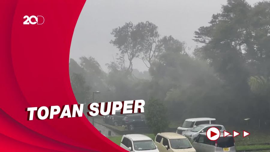 Topan Nanmadol Mendarat di Pesisir Selatan Jepang  