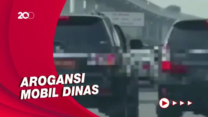 Detik-detik Mobil Dinas Todong Pistol ke Pemobil Lain di Tol Jagorawi
