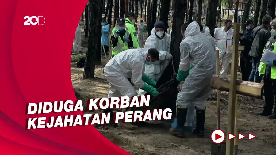 Kuburan Massal Kembali Ditemukan di Izium