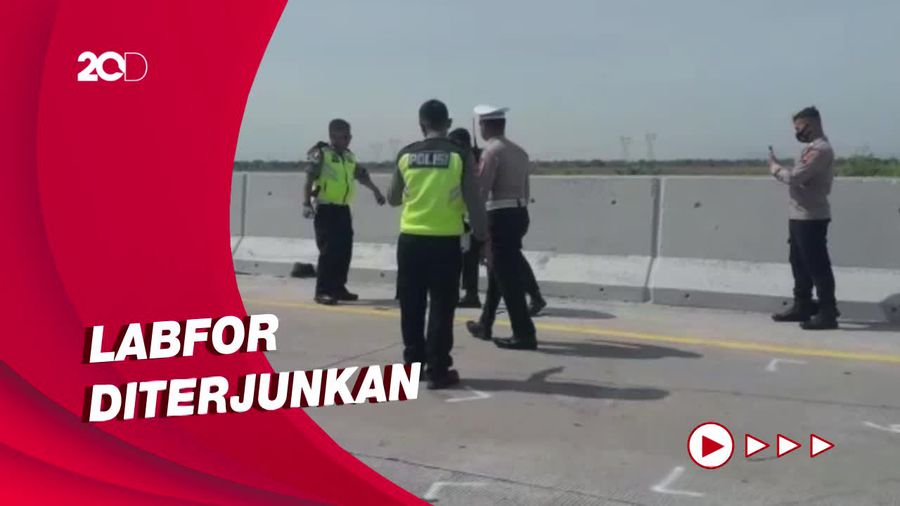 Polisi Gelar Olah TKP Kecelakaan Beruntun di Tol Pejagan