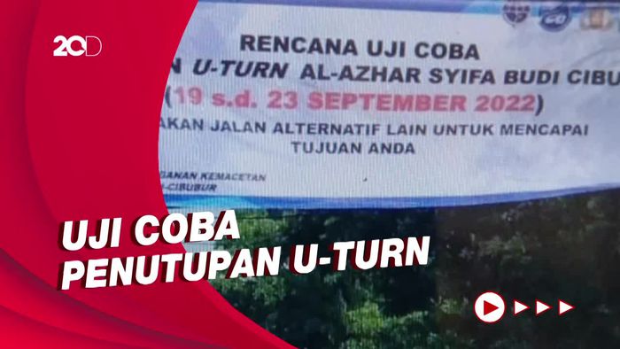 Potret Kemacetan di Jalan Transyogi Cibubur Imbas U-Turn Al-Azhar Ditutup