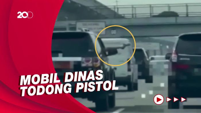 Polisi Selidiki Pemobil Arogan Todong Pistol di Tol Jagorawi
