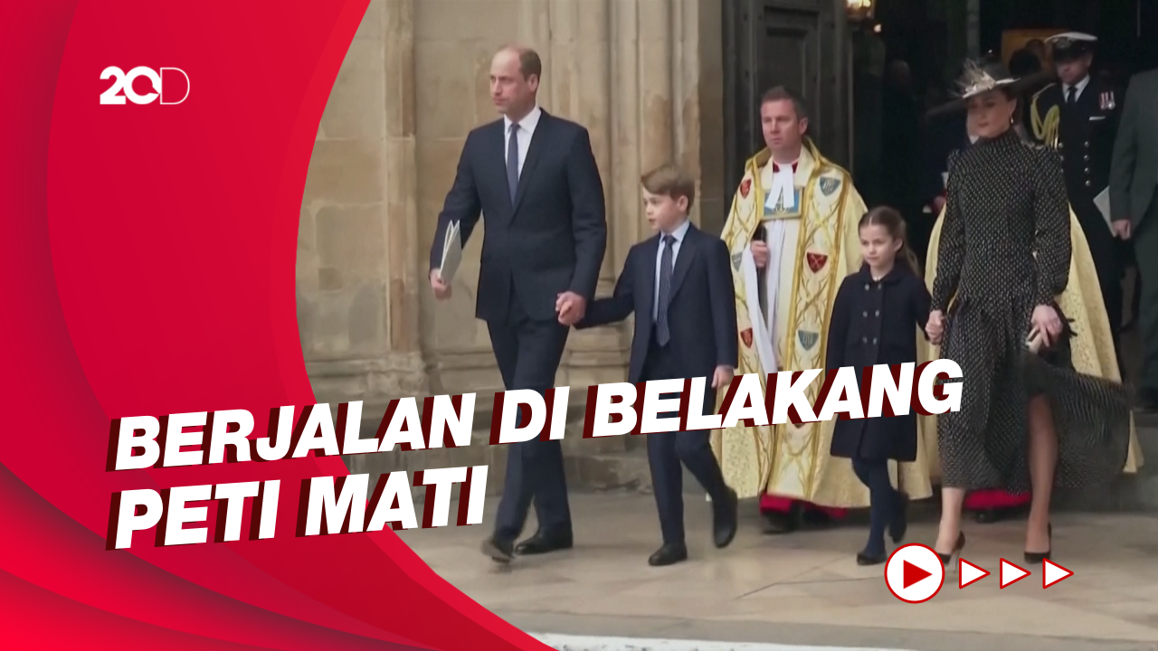 Pangeran George-Putri Charlotte Hadir Di Pemakaman Ratu Elizabeth II