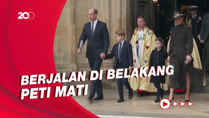 Pangeran George-Putri Charlotte Hadir di Pemakaman Ratu Elizabeth II