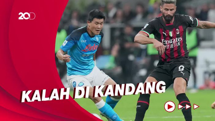 AC Milan Dibungkam Napoli 1-2