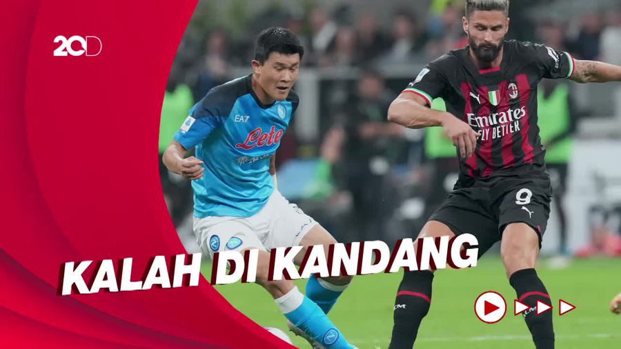 AC Milan Dibungkam Napoli 1-2