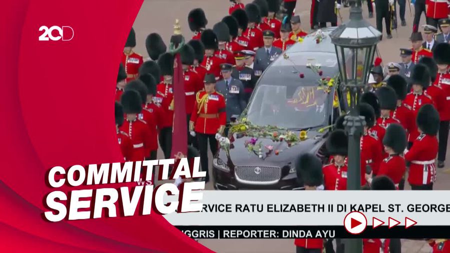 Prosesi Pemakaman Ratu Elizabeth II di Kastil Windsor