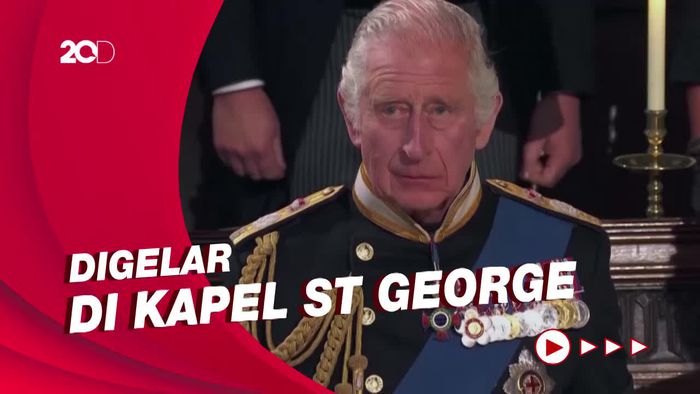 Ekspresi Raja Charles Menahan Tangis di Committal Service Ratu Elizabeth