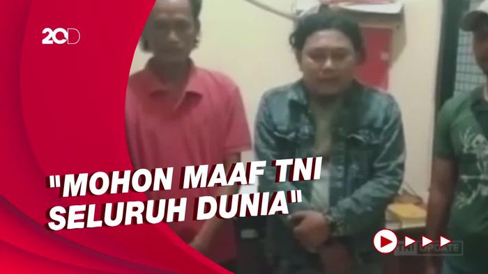 Ciut Nyali Preman Bekasi, Cium Tangan-Minta Maaf Usai Palak TNI