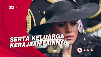 Tangis Meghan Markle Iringi Pemakaman Ratu Elizabeth II