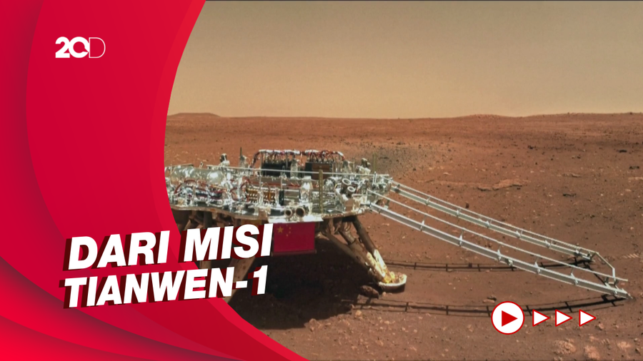 China Ungkap Temuan Terbarunya di Planet Mars