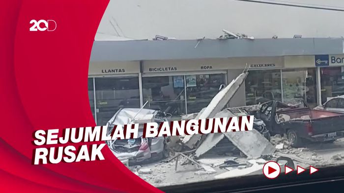 Meksiko Diguncang Gempa M 7,6, Warga Berhamburan!