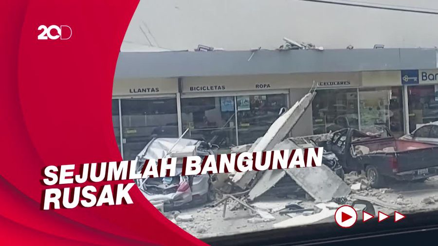 Meksiko Diguncang Gempa M 7,6, Warga Berhamburan!