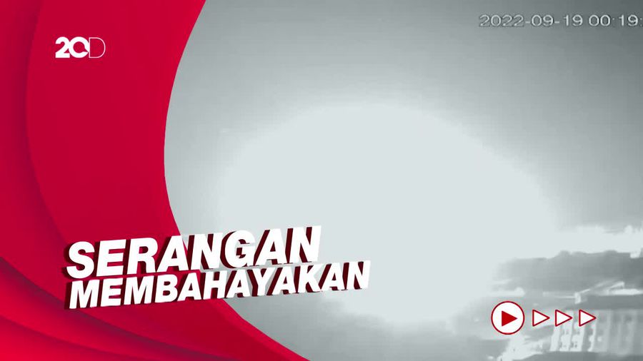 Detik-detik Serangan Menghantam Dekat Reaktor Nuklir Pivdennoukrainsk