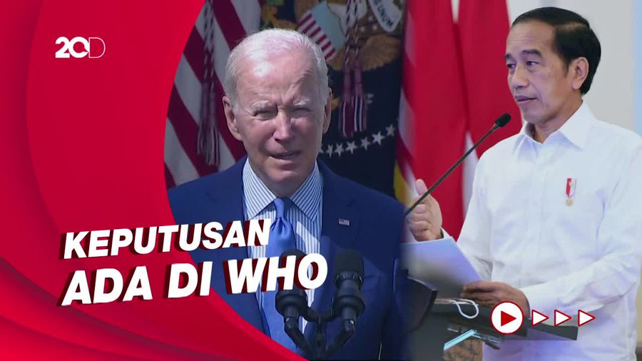 Saat Jokowi Tak Selaras dengan Biden soal Akhir Pandemi