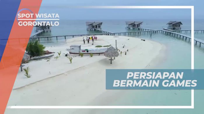 Persiapan Bermain Games Seru di Pulo Cinta Gorontalo